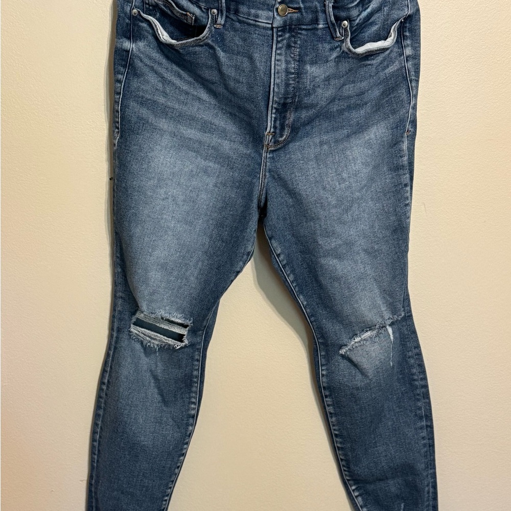 Good American High Rise Jeans - Dark Blue
